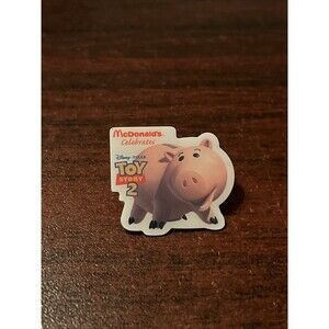 McDonald’s Disney Pixar Toy Story 2 Movie Hamm Employee Lapel Hat Pin‎